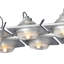 Comer 6 - Light Polished Chrome Kitchen Island Pendant