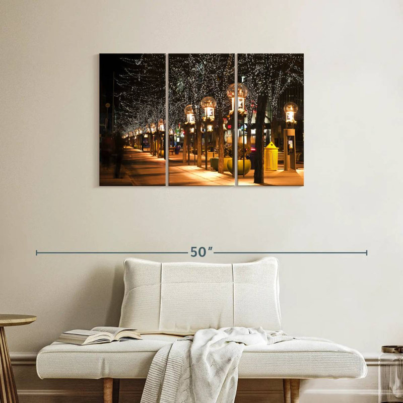 Lampadaire de Noël Sireci, H 24 po x l 38 po