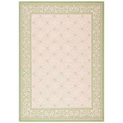 Oriental Natural/Olive Indoor / Outdoor Area Indoor/Outdoor Area Rug