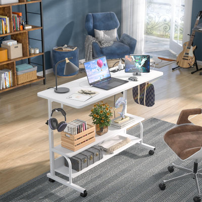 Height Adjustable Standing Desk With Power Outlets