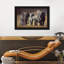 "Elephants" par Kelby Love, reproduction encadrée sous acrylique
