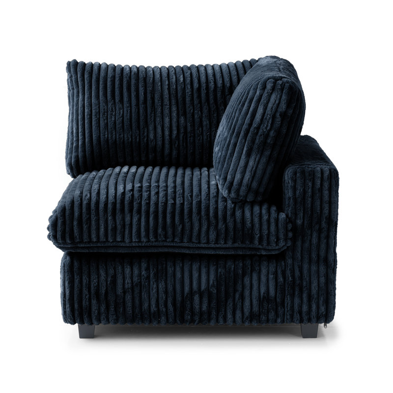Fauteuil d'angle, Noir