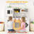 Wooden Kids Kitchen Playset with Lights & Sounds, 27-Piece Pretend Play Kitchen Set, ASTM & CPSIA Certified Wooden Toy Kitchen for Toddlers, Role Play Cooking Toy for Boys & Girls-129936297