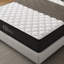 Matelas simple en gel rafraîchissant de 10 pouces, et soulagement, faible transfert de mouvement, - eau, s'adapte à la base de la base réglable, mousse à mémoire de forme grise + blanche pour le soulagement de la chambre à coucher, compatible avec la base, le matelas-1340047333