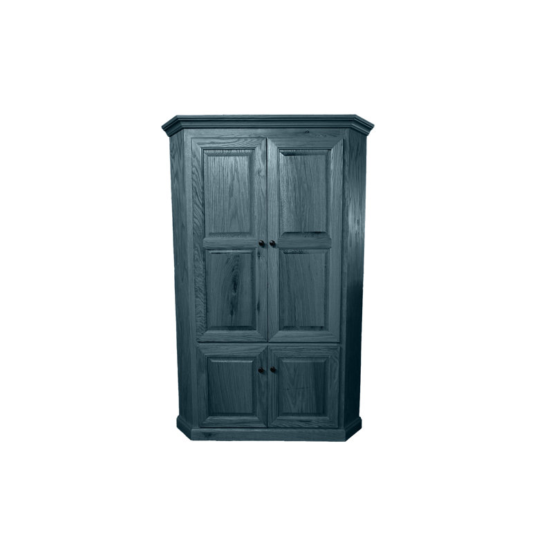 Duard 72'' Kitchen Pantry, Smokey Blue
