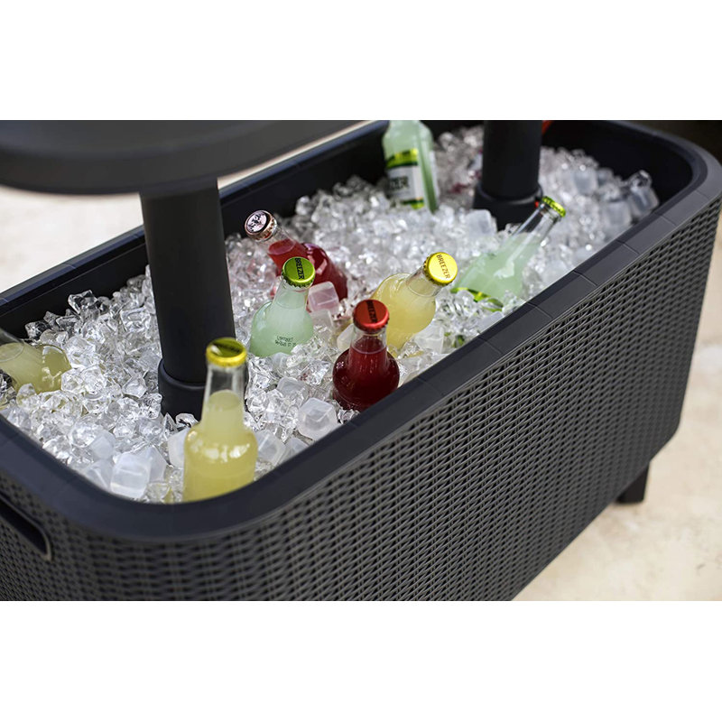 Keter Bevy Bar Cocktail Table - Anthracite/grey