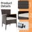Autymn 6 - Person Outdoor Patio Dining Set with Cushions-1432362131-1432362132