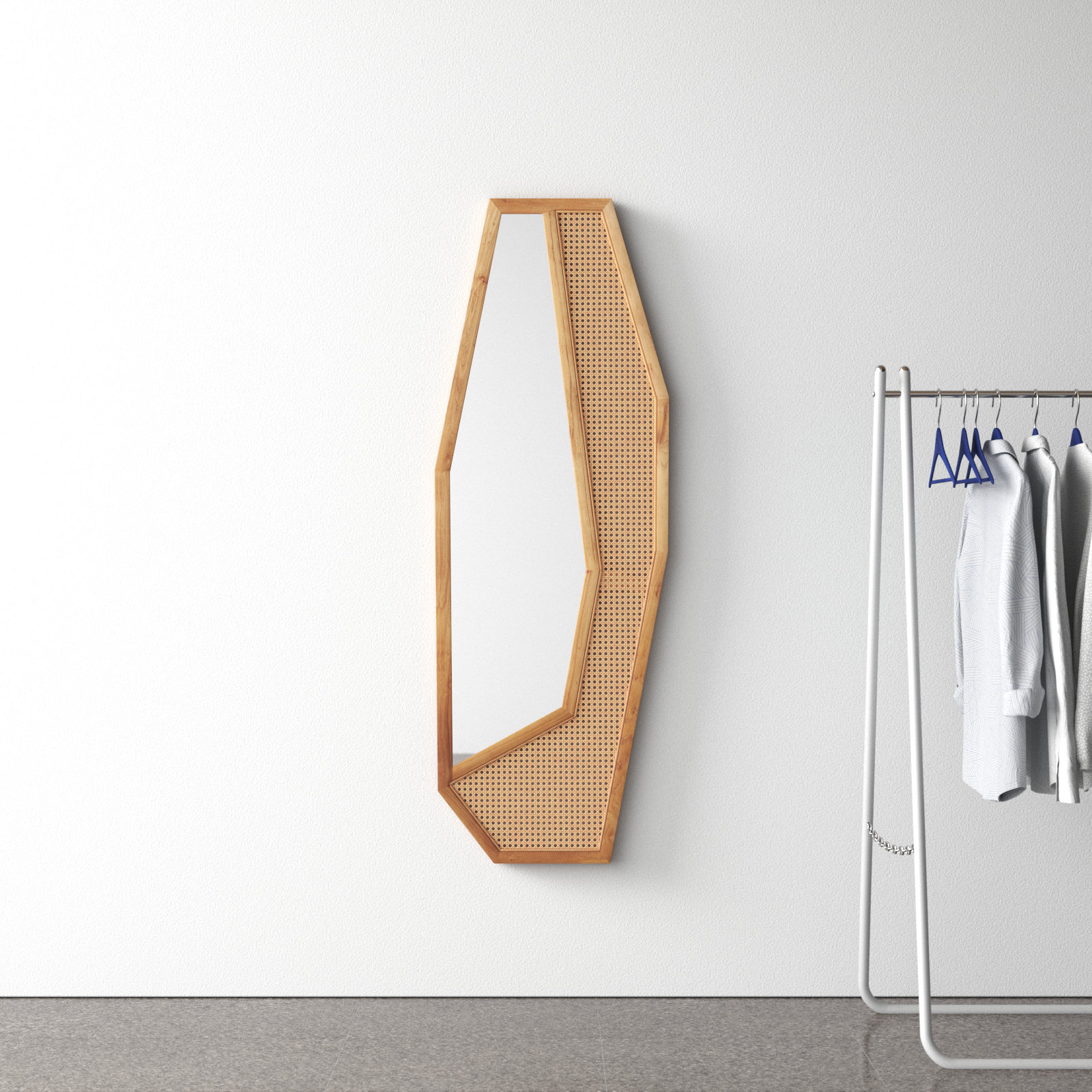 Harvy 24" Full-Length Mirror, Natural