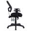 Chaise pivotante noire à usage de bureau - améliore la posture et réduit l'inconfort
