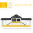 83"L Rabbit Housing - , Convenient Features, Gray Guinea Pig Spacious Run Space,