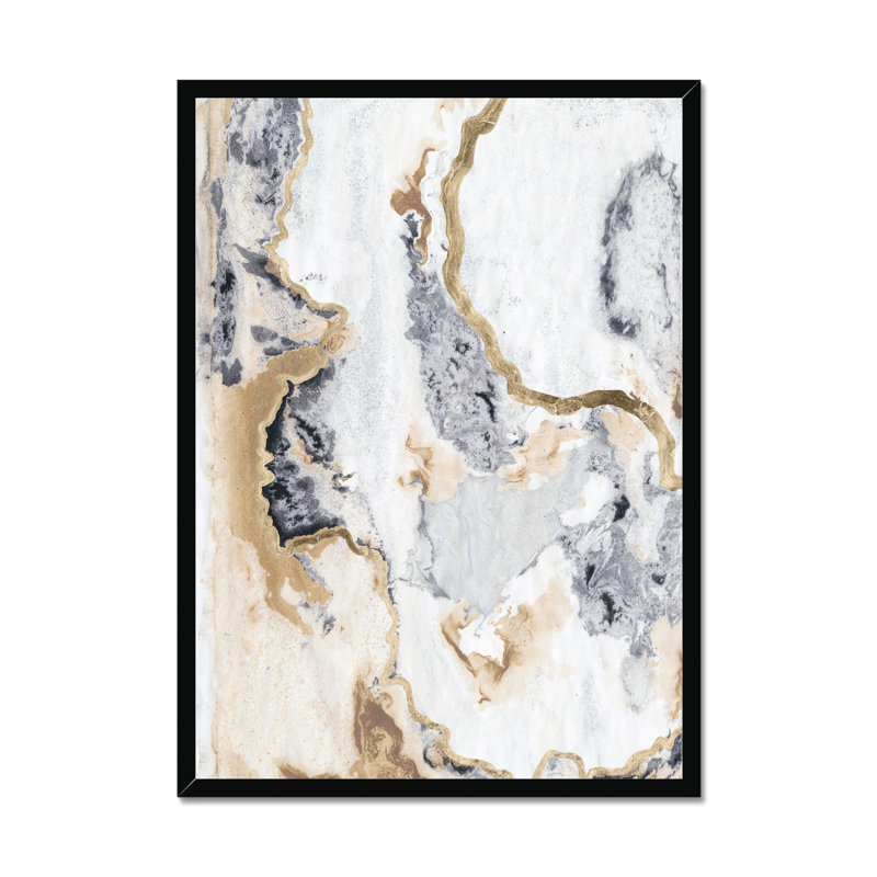 Cinder & Smoke I by Vanna Lam - Wrapped Canvas Painting, Black Framed Paper Print, 34cm H x 24cm W