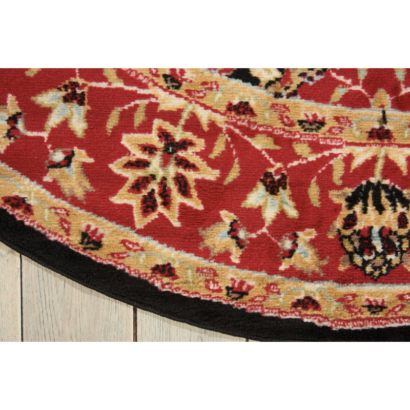 Baranof Oriental Indoor Rug, Round 5'3"