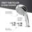 Tub'n Wall Series 32" x 37" Left Side Drain Air Jetted Bathtub in White with Smooth Shower Wall Kit-23010958-23010960
