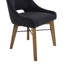 Chaise courbée Claxton - gris graphite / pacane chaude-130615972
