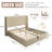 Lift Up Storage Bed With Wingback Headboard, Upholstered Platform Bed Frame With Hydraulic Storage, Linen Fabric, No Box Spring Needed-513876787-513876799