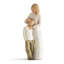 Willow Tree Mother and Son Celebrate Bond of Love, sculpture sculptée à la main