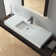 47'' Wall Mounted Bathroom Sink Solid Surface Vessel Sink with Faucet Hole