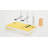 The Original Floating Shower Bench Kit with Orange Waterproof Board and Original Shower Bench Bracket-677509679