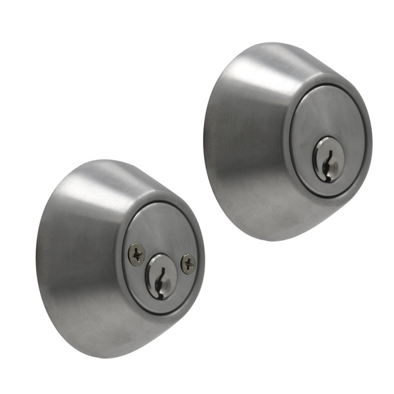 Verrou double cylindrique, Laiton poli