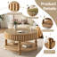 Table basse à cannelure moderne avec rangement Mid-Century, table centrale avec finition en bois naturel et couvercle rabattable-905595800
