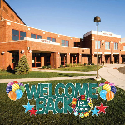 Piquet de jardin Welcome Back to School