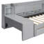 Lit de jour simple rembourré avec tiroirs, tablettes, armoires rabattables et table d'appoint-1691455033