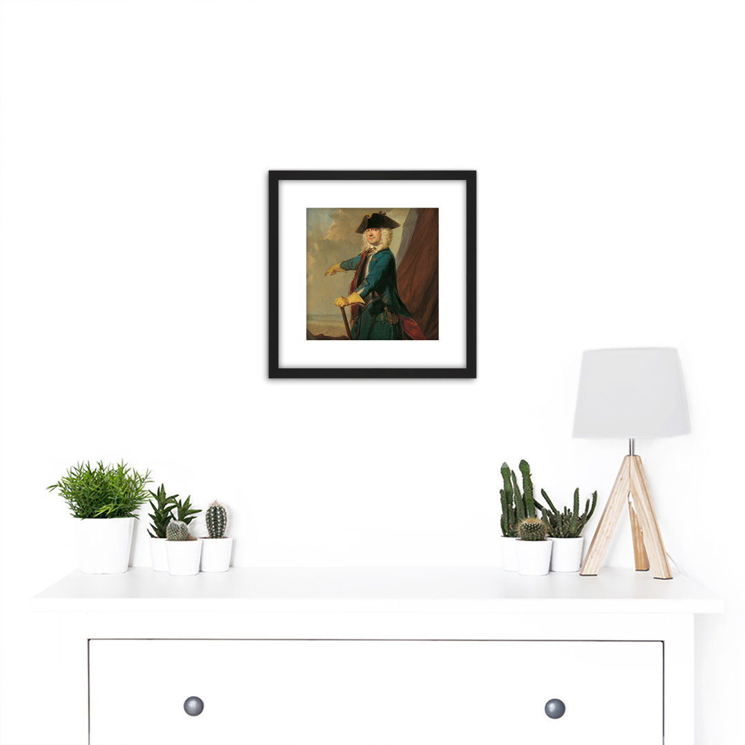Portrait Gerrit Sichterman by Cornelis Troost - Single Picture Frame Painting
