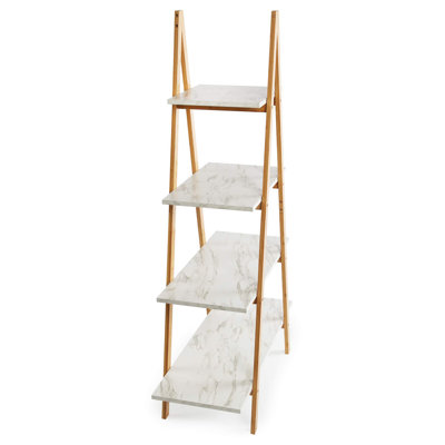 Bellani 135.5cm H x 80cm W Ladder Bookcase