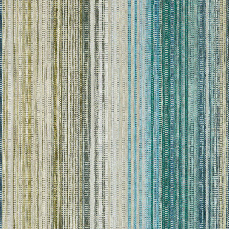 Spectro Stripe Wallpaper, Emerald/Marine