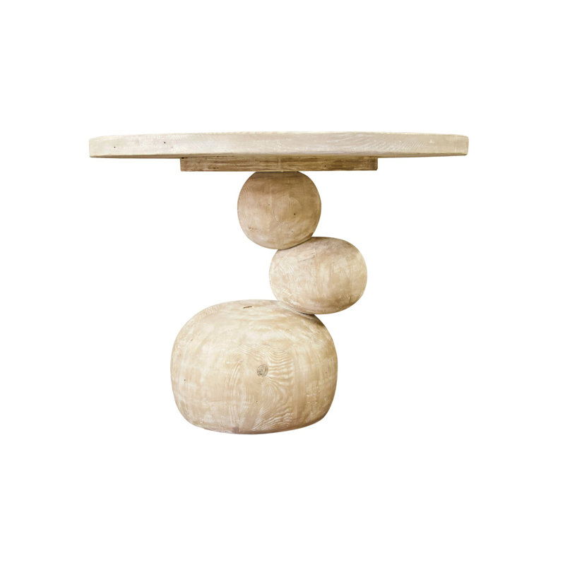 Boulder Round Solid Wood Dining Table
