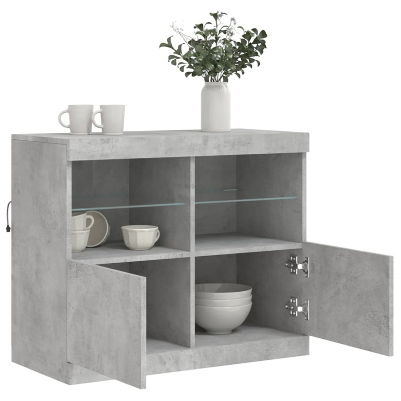 Bashuk 81cm Sideboard, Concrete Grey