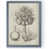 Toile avec cadre gris