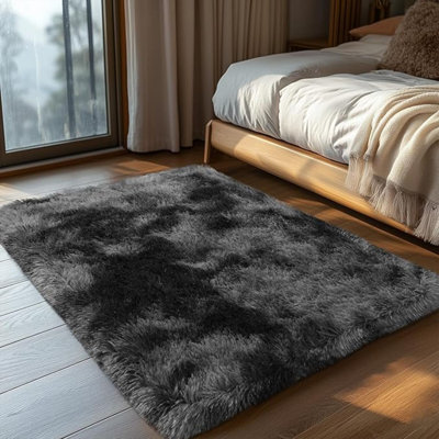 Tapis de salon pour petits tapis pour chambre à coucher, chevet, moelleux, moelleux, poils longs, esthétique, peluche