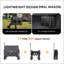 Chariot utilitaire extensible à deux couches de 5 po x 2 po de large avec 100% d'espace supplémentaire pour diverses activités de plein air