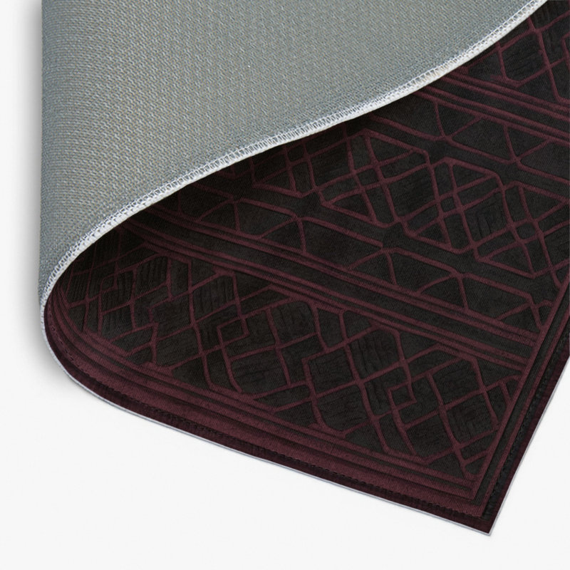 Tapis brun intérieur et extérieur Trellis, Rectangulaire 8 pi x 10 pi