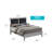 Champetre Vegan Leather Sleigh Bed-20432506-24387191