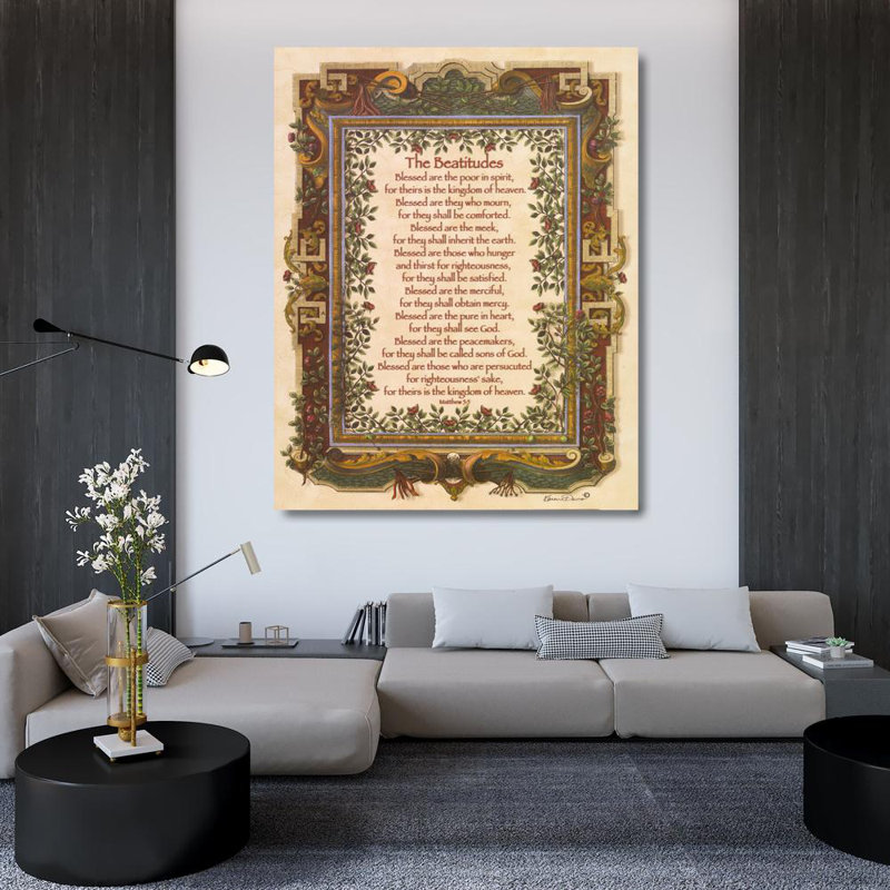 Beatitudes, 46" H x 36" W