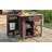 Outdoor Kitchen Island with Stainless Top-402531690
