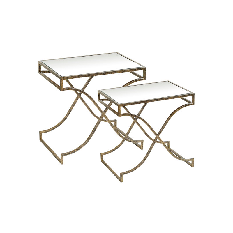 Castaneda Cross Legs Nesting Tables