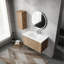 Meuble-lavabo de salle de bain avec lavabo et armoire latérale - 36 po-2083761429