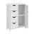 White Bathroom Storage Cabinet