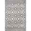 Tapis marocain Akihisa pour le salon, la chambre et la salle à manger, gris / ivoire-973549747