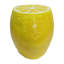 Tabouret jaune citron et fruits, tabouret surdimensionné en résine de 14 po, table d'appoint, décorations d'intérieur pour jardin, mobilier de jardin innovant et polyvalent