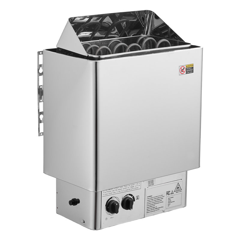 4.5KW Electric Sauna Heater, Stainless Steel Dry Steam Bath Stove for Home Spa & Commercial Use