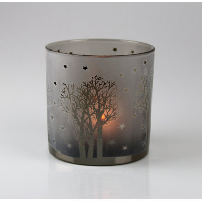 Glass Tabletop Tealight Holder