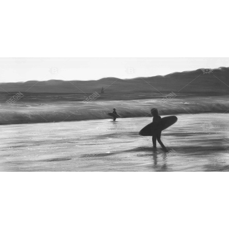 Surfers - 15.75"x31.50" Desk mat