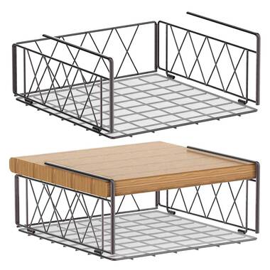 Under Shelf Metal Basket Prep & Savour Color: White