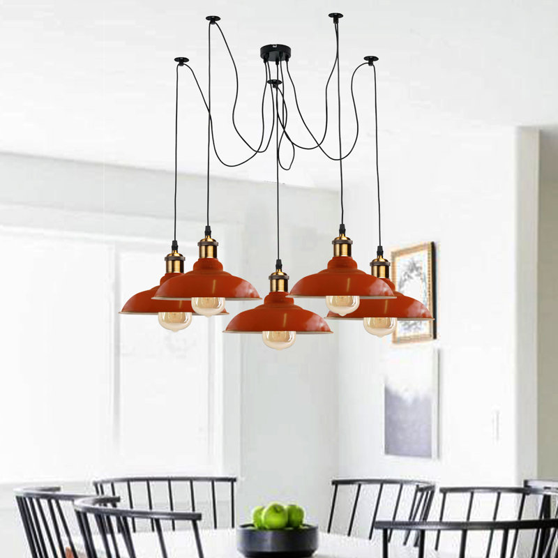London 5 - Light Pendant, Orange
