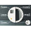 Huldar Glass Flat Wall Mirror