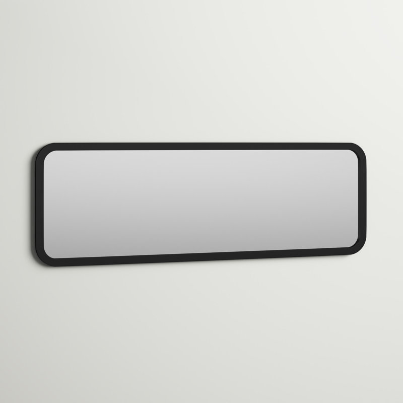 Brayan Wood Mirror, Black